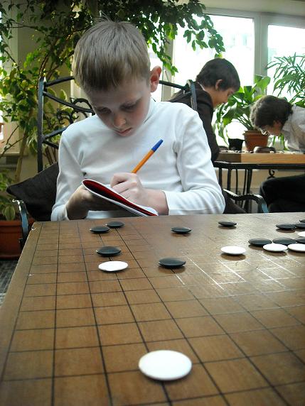 детская аттестация на пояс по игре Го по системе Чин-Сан