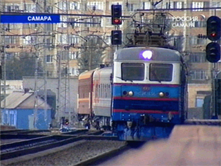 Поезд Молодежи прибывает в Самару